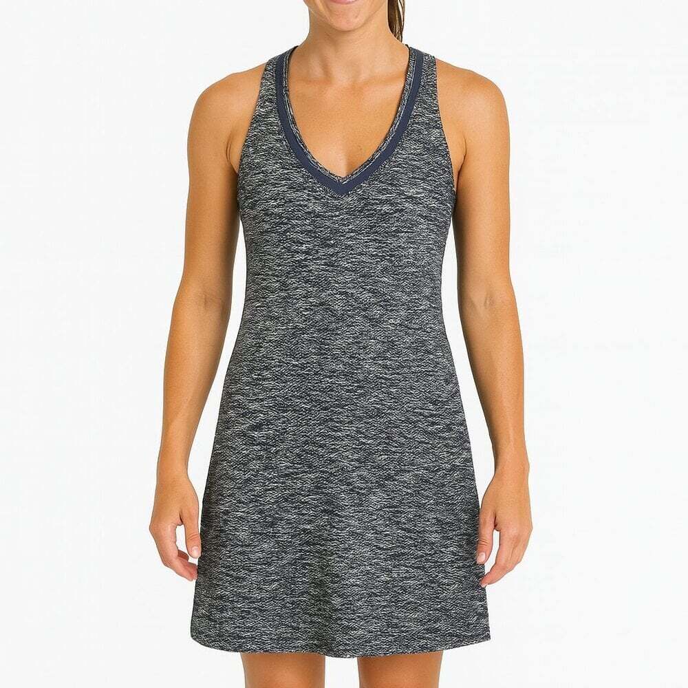 MPG Halter Dress Small Purple Athletic Sleeveless Stretchy Lightweight Studio